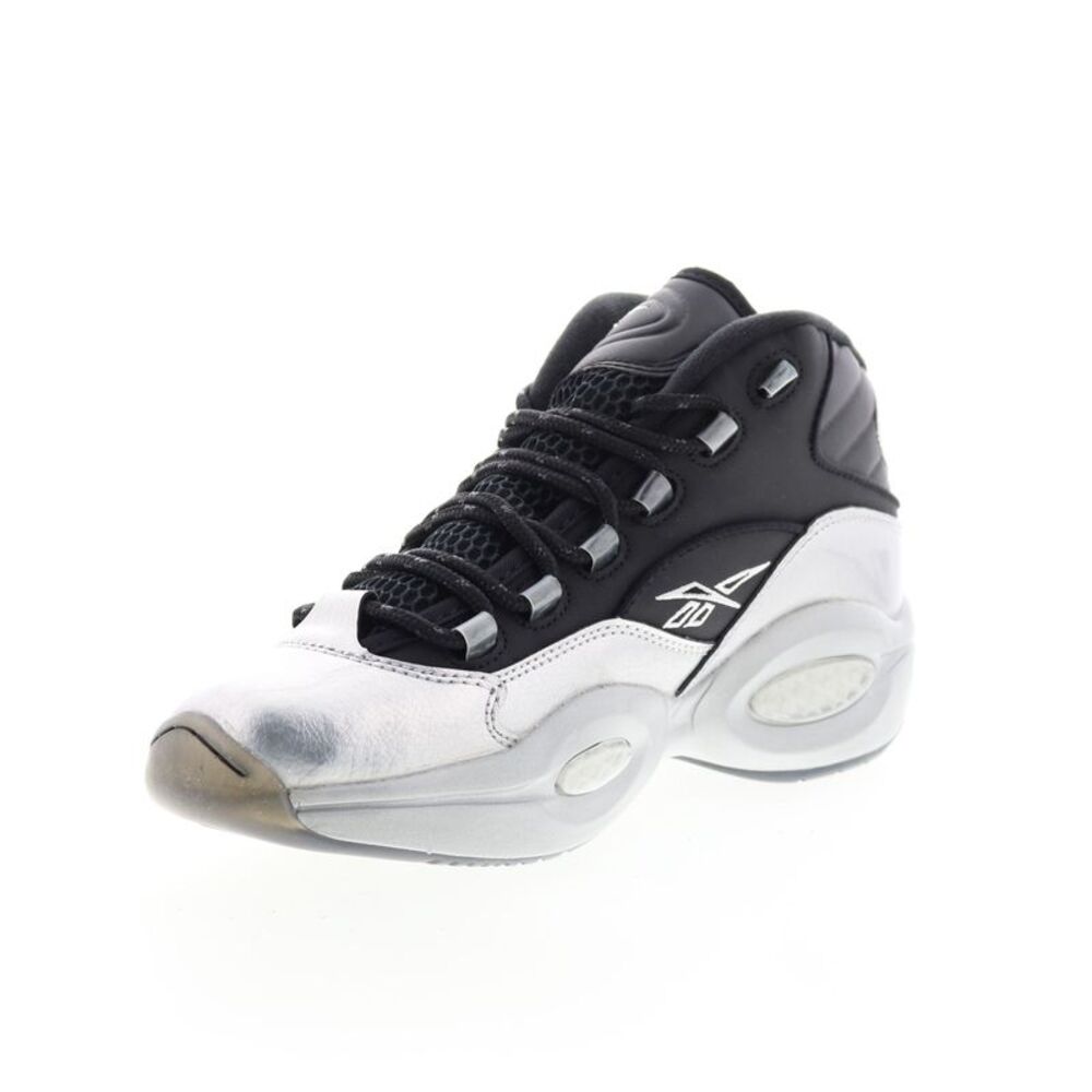 Reebok Mens Question Mid Black Shoes (NWT) - Picture 4 of 7